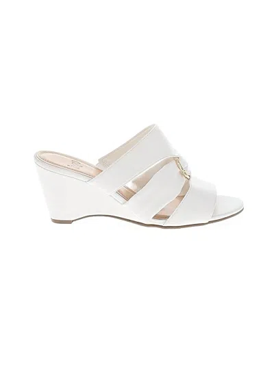 Pre-owned Impo Wedges In White