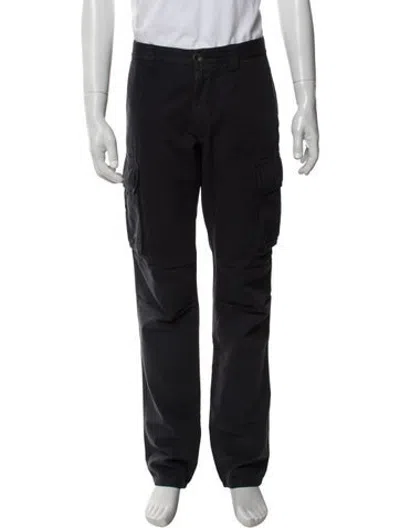 Pre-owned Incotex Cargo Pants In Black