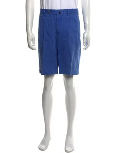 Pre-owned Incotex Chino Shorts In Blue