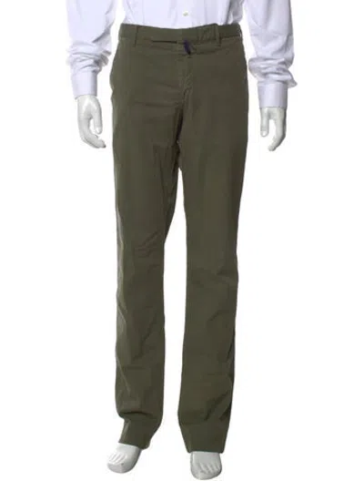 Pre-owned Incotex Chinos In Green