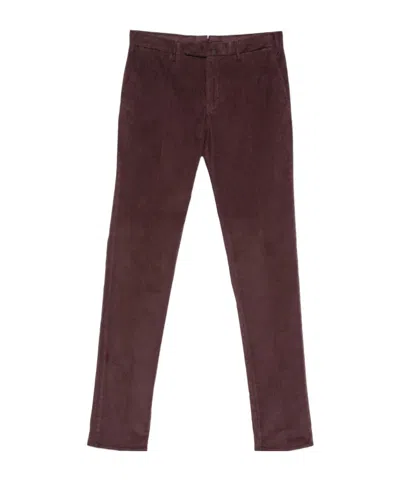 Incotex Corduroy Trousers In Brown