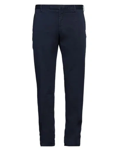 Incotex Man Pants Midnight Blue Size 40 Cotton