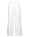 Incotex Woman Pants White Size 4 Cotton, Linen