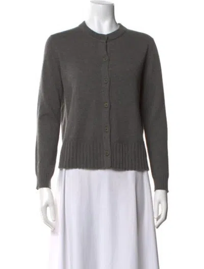 Pre-owned Inhabit Cashmere Crew Neck Sweater In Grey