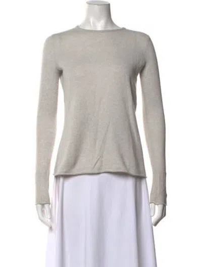 Pre-owned Inhabit Cashmere Crew Neck Sweater In Grey