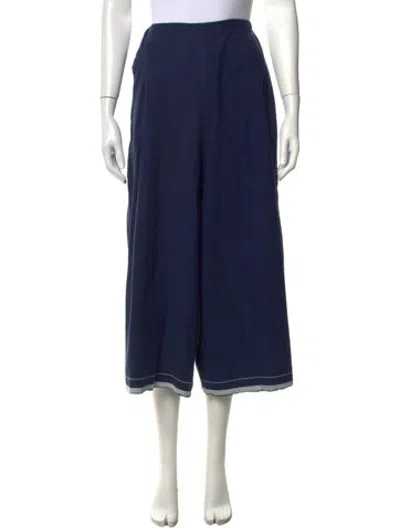 Pre-owned Injiri Wide Leg Pants In Blue