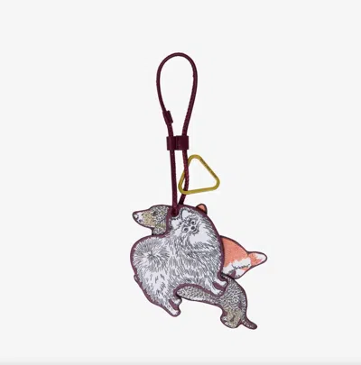 Inoui Editions Toutou Keychain In Grey