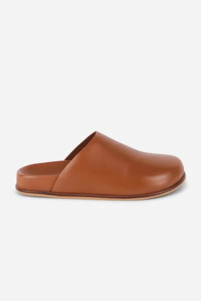 Intentionally Blank Women's Agatha Slide Mule In Caramel Brown In Multi