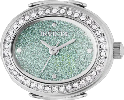Invicta Crystallized Green Dial Watch