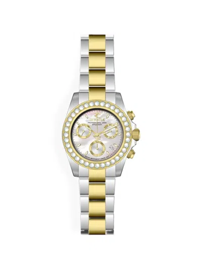 Invicta Elite Diamond 42mm Watch In Transparent