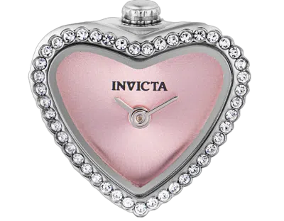Invicta Heart-shaped Pink Dial Watch