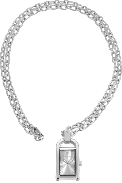 Invicta Pendant Chain Watch In Silver