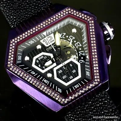 Pre-owned Invicta Speedway .76 Ctw Diamond Triangular Stingray Chrono Swiss Mvt Watch