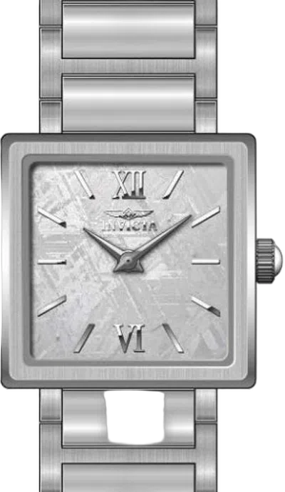 Invicta Stainless Steel Square Watch In Metallic