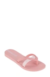 Ipanema 'kirei Silk' Flip Flop In Pink/white