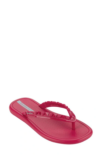 Ipanema Meu Sol Flip Flop In Dark Pink