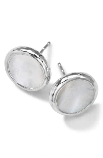 Ippolita Polished Rock Candy Small Stud Earrings In Silver
