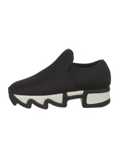 Pre-owned Iri Neoprene Chunky Sneakers In Black