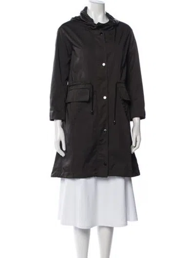 Pre-owned Iris & Ink Parka In Blue