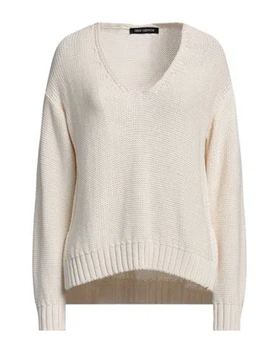 Iris Von Arnim Woman Sweater Ivory Size S Silk, Cotton In White