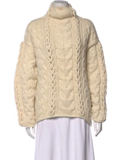 Pre-owned Iro Alpaca Turtleneck Sweater In Neutrals