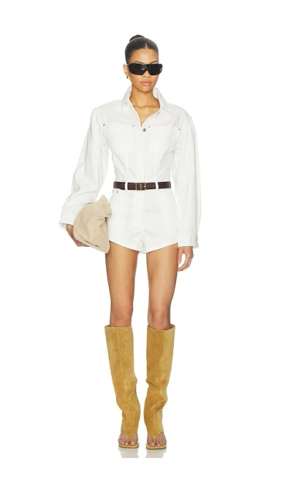 Iro Anneso Romper In Ceramic Denim