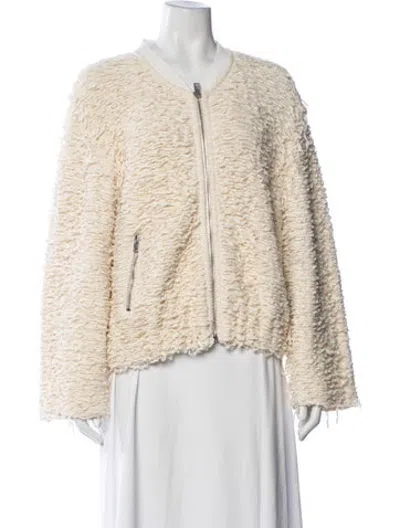 Pre-owned Iro Bomber Jacket In Neutrals