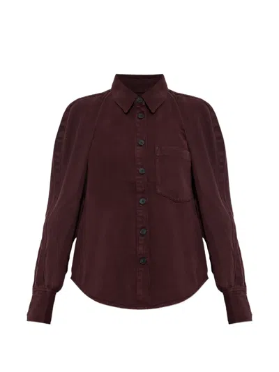 Iro Chances Shirt In Burgundy