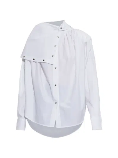 Iro Fatal Asymmetric-panel Shirt In White