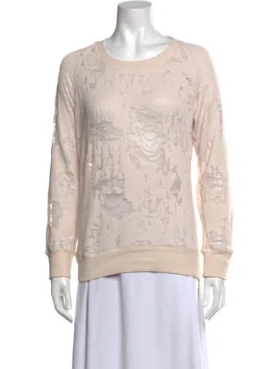 Pre-owned Iro Graphic Print Crew Neck Sweatshirt In Pink