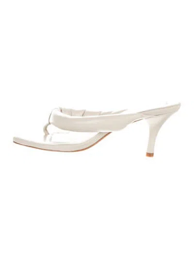 Pre-owned Iro Leather Sandals In Neutrals
