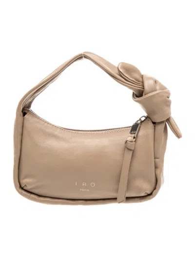 Pre-owned Iro Leather Shoulder Bag In Neutrals