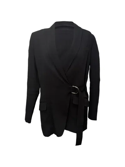 Pre-owned Iro Long-sleeve Belted Blazer In Black