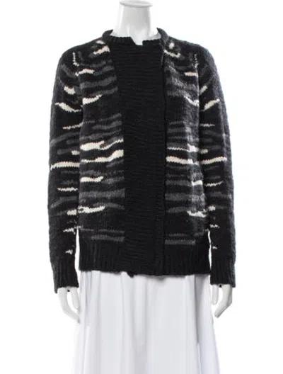 Pre-owned Iro Merino Wool Graphic Print Sweater In Multicolor