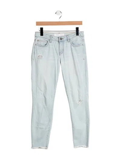 Pre-owned Iro Mid-rise Skinny Leg Jeans In Blue