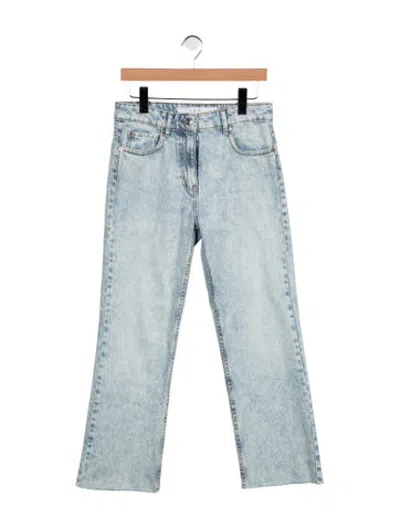 Pre-owned Iro Mid-rise Straight Leg Jeans In Blue