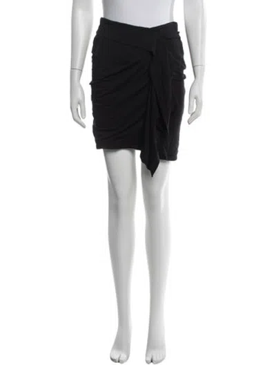Pre-owned Iro Mini Skirt In Black
