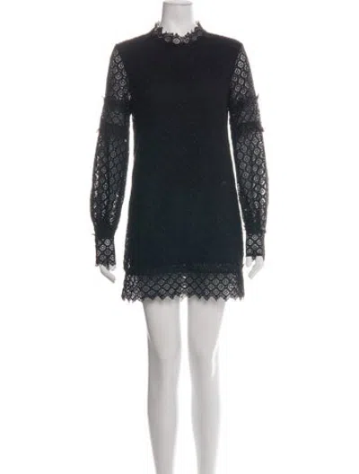 Pre-owned Iro Nylon Mini Dress In Black