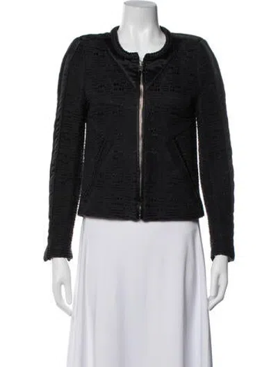 Pre-owned Iro Patterned Jacket In Black