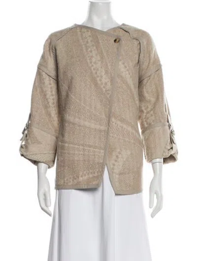 Pre-owned Iro Patterned Jacket In Neutrals