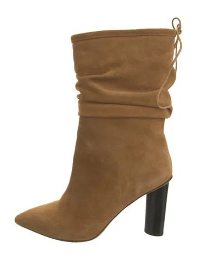 Pre-owned Iro Suede Boots In Neutrals