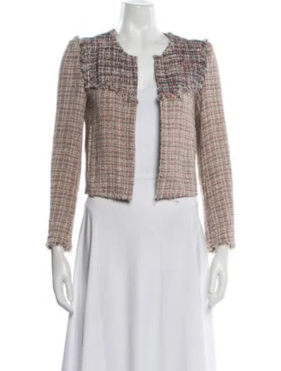 Pre-owned Iro Tweed Pattern Jacket In Neutrals