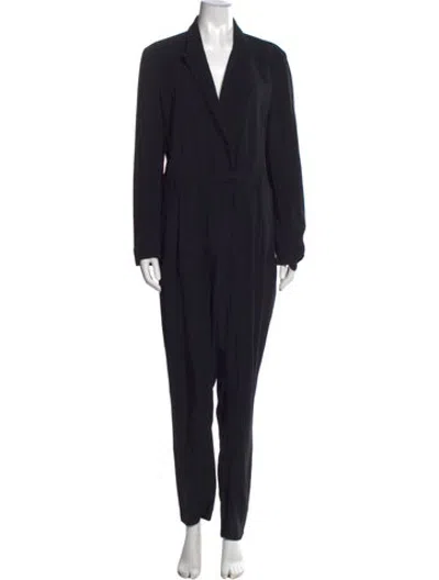 Pre-owned Iro V-neck Jumpsuit In Black