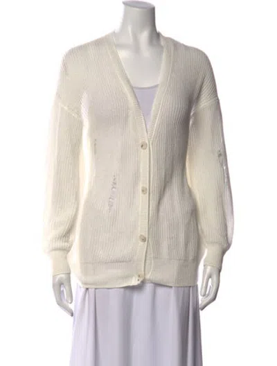 Pre-owned Iro V-neck Sweater In Neutrals