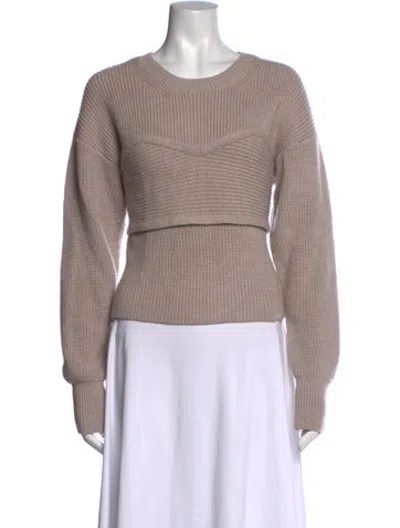 Pre-owned Iro Wool Crew Neck Sweater In Grey