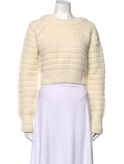 Pre-owned Iro Wool Crew Neck Sweater In Neutrals