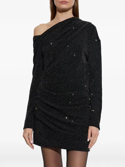 Iro Yonder Sequinned Mini Dress In Black
