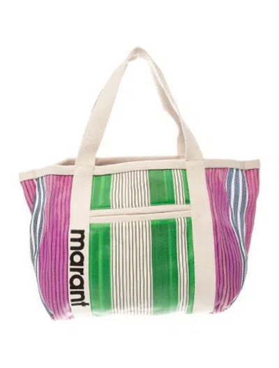 Pre-owned Isabel Marant Canvas Tote In Neutrals