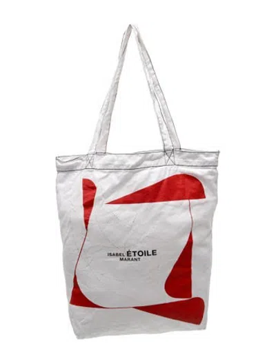Pre-owned Isabel Marant Canvas Tote In White