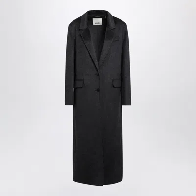 Isabel Marant Clesa Oversized Long Coat In Black